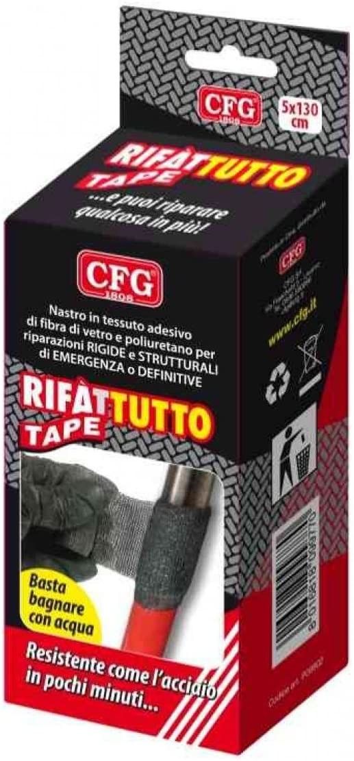 RIFATTUTTO Tape morbido nastro di tessuto di fibra di vetro, imbevuto di resina poliuretanica monocomponente che indurisce con l'umidita'