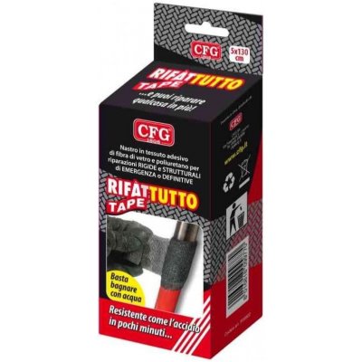 RIFATTUTTO Tape morbido nastro di tessuto di fibra di vetro, imbevuto di resina poliuretanica monocomponente che indurisce con l'umidita'