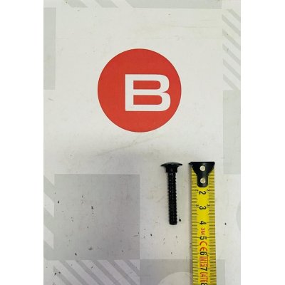 Bullone mm 6 x 40 testa tonda quadro sotto testa nero