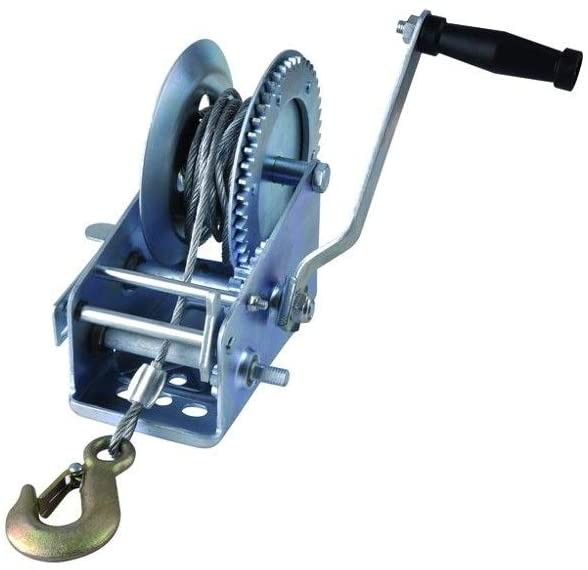 Argano manuale con fune acciaio forza 1350 kg V-VM1350 Vigor