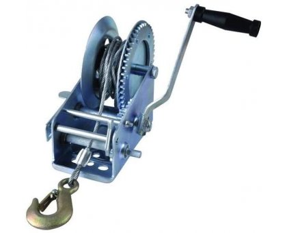 Argano manuale con fune acciaio forza 1350 kg V-VM1350 Vigor