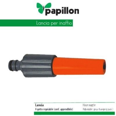 Lancia per tubo con getto regolabile PAPILLON