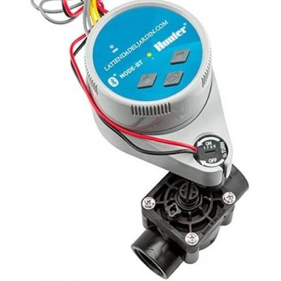 Programmatore NODE-BT-100 Bluetooth Hunter + elettrovalvola 9V per irrigazione a batteria
