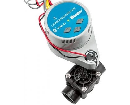 Programmatore NODE-BT-100 Bluetooth Hunter + elettrovalvola 9V per irrigazione a batteria