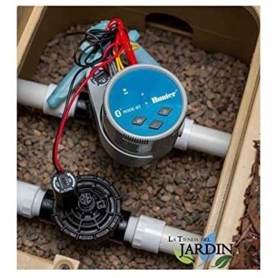 Programmatore NODE-BT-100 Bluetooth Hunter + elettrovalvola 9V per irrigazione a batteria