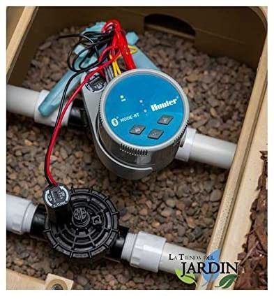Programmatore NODE-BT-100 Bluetooth  Hunter + elettrovalvola  9V per irrigazione a batteria