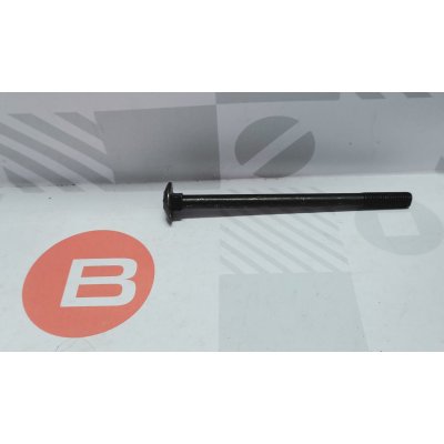 Bullone mm 8 x120 testa tonda quadro sotto testa nero