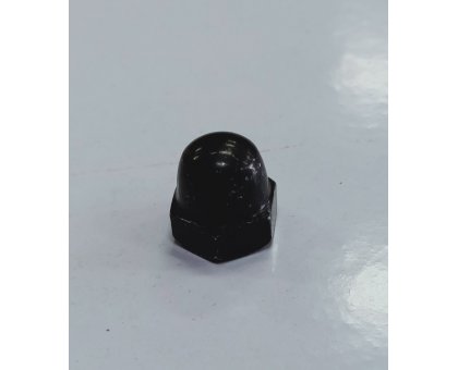 Dado cieco zincato zincato NERO filetto mm 10