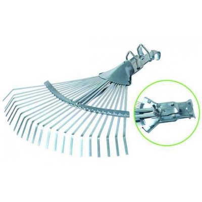 Rastrello raccoglifoglie regolabile attacco a morsetto Blinky