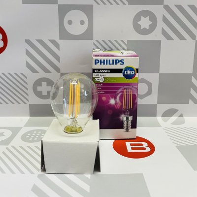 Lampadina FILOLED goccia DIMMERABILE E14 Luster PHILIPS 4,5 W 470 lumen