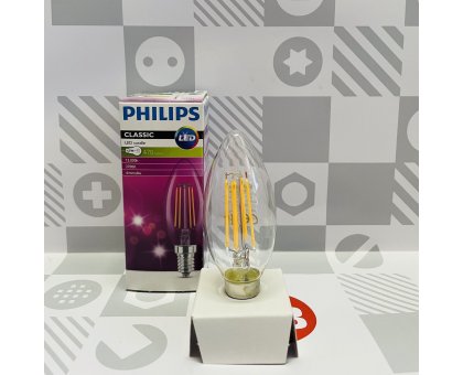 Lampadina FILOLED oliva DIMMERABILE E14 Luster PHILIPS 4,5 W 470 lumen