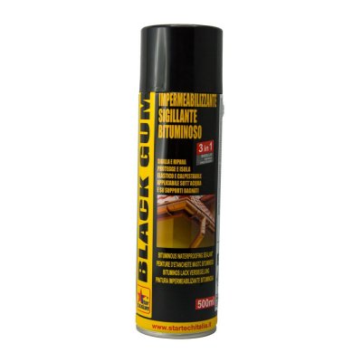 Guaina SPRAY sigillante impermeabilizzante BLACK GUM ml 500 STAR TECH