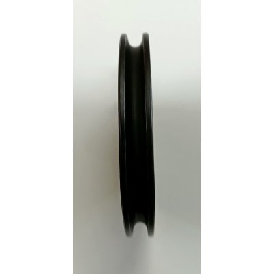 Carrucola nylon con cuscinetti mm 100 foro 12 mm