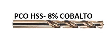 Punta HSS Cobalto 8% per inox Ø 7,75 mm
