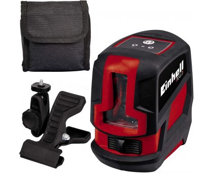 Livella Laser a raggio incrociato TC-Ll 2 Nero/Rosso, 8 M Einhell 2270105