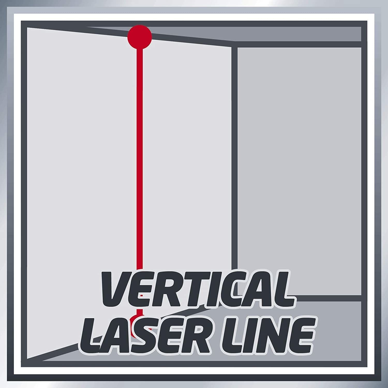 Livella Laser a raggio incrociato TC-Ll 2 Nero/Rosso, 8 M Einhell 2270105