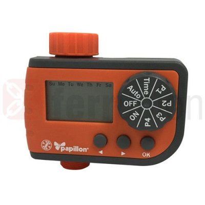 Programmatore Temporizzatore digitale per Irrigazione con valvola solenoide PAPILLON