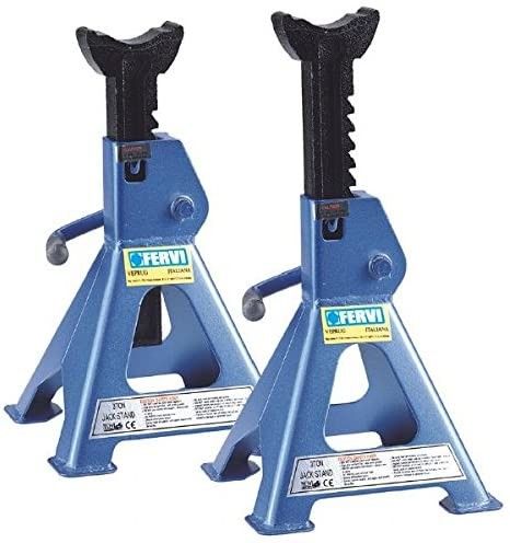 Coppia di cavalletti da 3 Ton per auto FERVI 0069/3