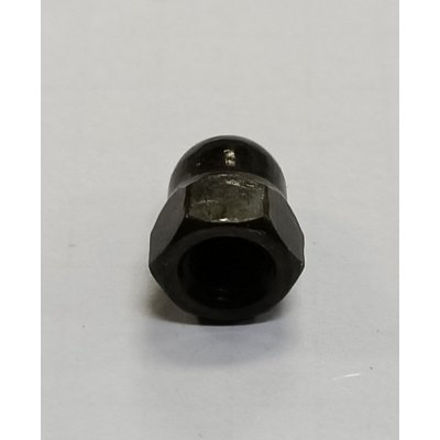 Dado cieco zincato NERO filetto mm 5