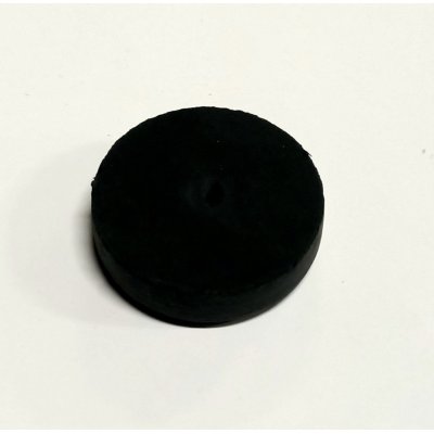 Paracolpo mm 40 x 11 troncoconico in gomma con foro per vite