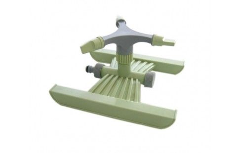 Irrigatore rotante a 3 braccia con slitta in plastica