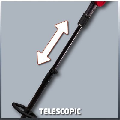 Einhell GC-HH 5047 Tagliasiepi con asta telescopica (500 W, lungh. Taglio 47 cm, distanza tra denti 20 mm, testa inclinabile, asta telescopica, incl. tracolla)