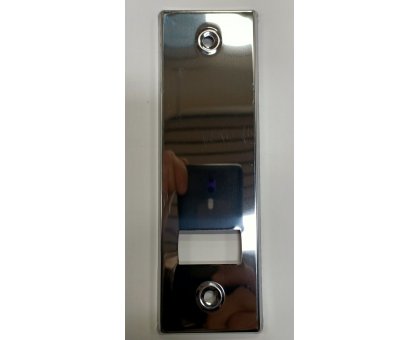 Placca per avvolgitore mod E interasse mm 145 in acciaio INOX