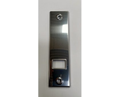 Placca per avvolgitore mod E interasse mm 165 in acciaio INOX