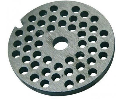 Piastra per tritacarne n. 22 foro 10 mm