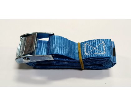 Cinghia con fibbia mm 25 x 1,5 mt azzurra