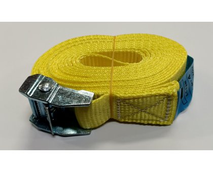 Cinghia con fibbia mm 35 x 4,0 mt gialla