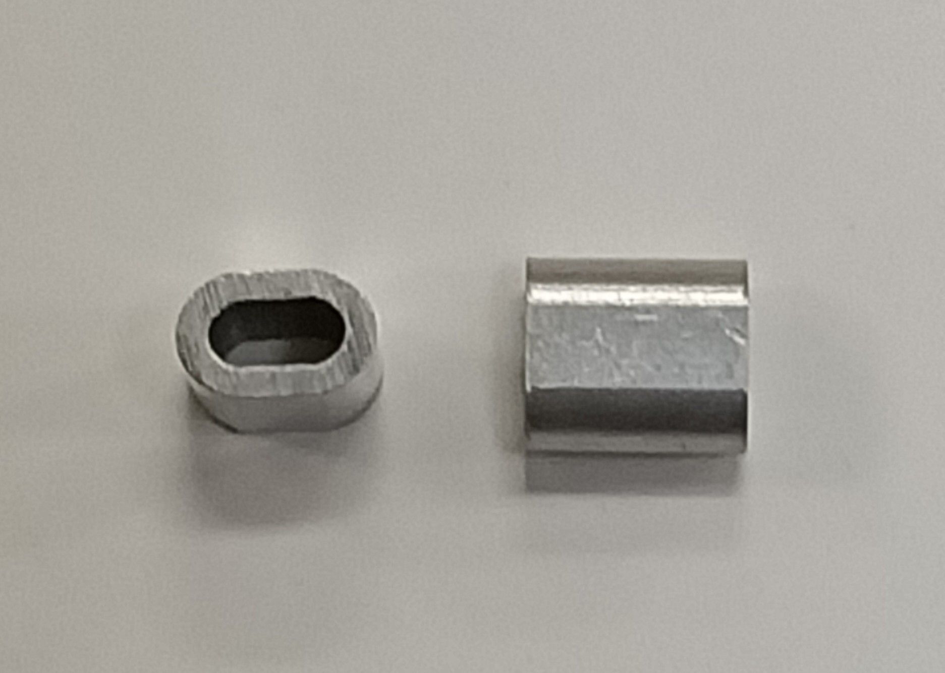 Fermaglio/Manicotto alluminio mm 2,0 confezione pz 100 per fili/funi