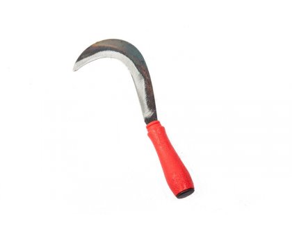 Roncolino manico plastica rosso cm 13 Falci