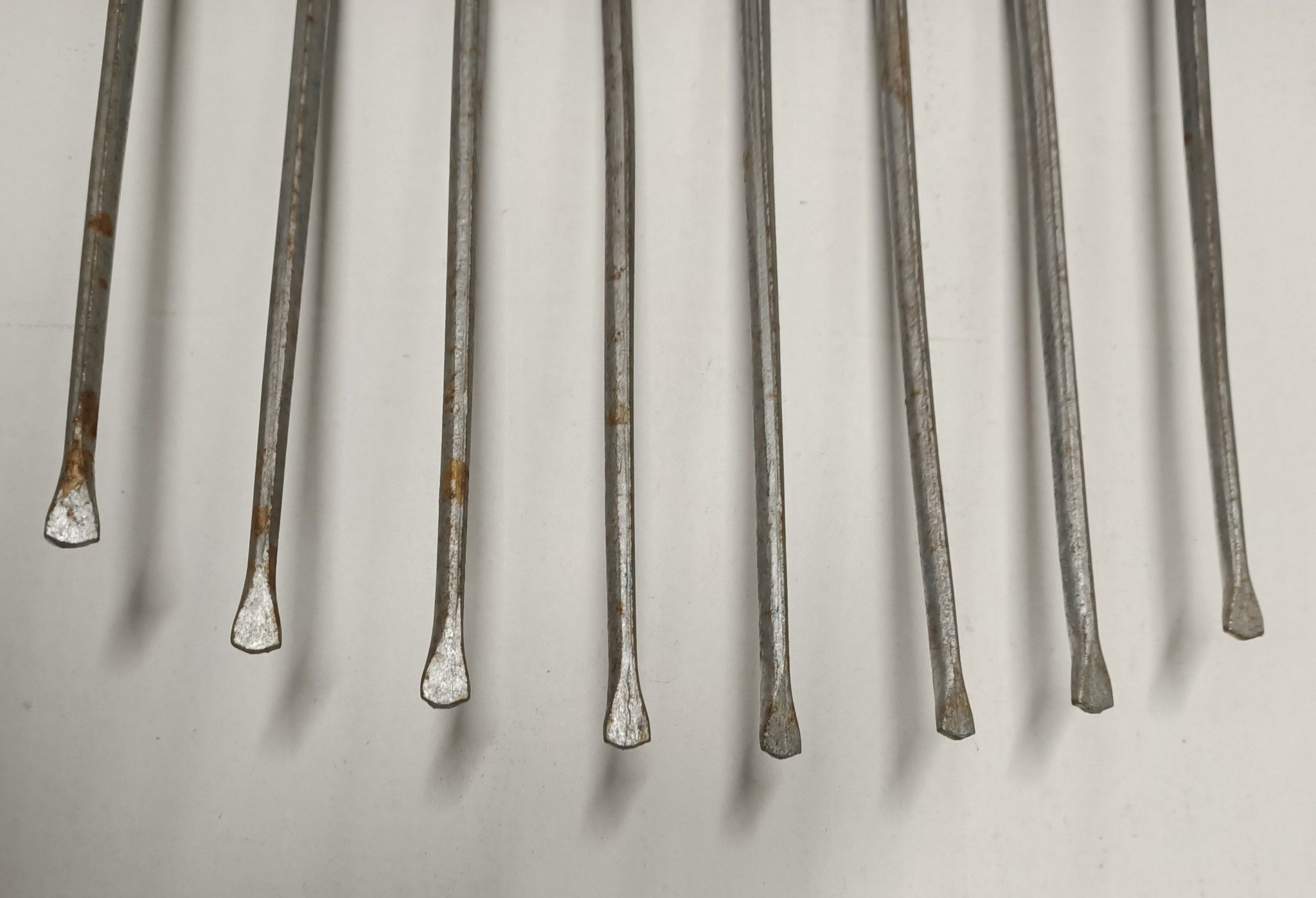 Forca acciaio 8 denti a punta piatta da pietrisco e ghiaia
