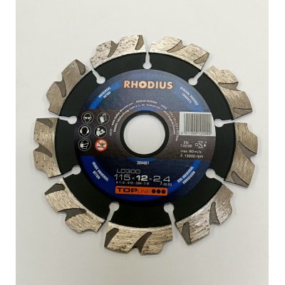 Disco diamantato a segmenti 125 x 2,4 RHODIUS LD300
