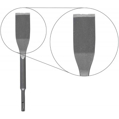 Scalpello largo mm 40 piegato attacco SDS-PLUS Kwb 247504