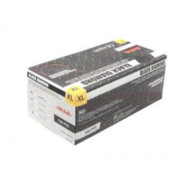 Guanti monouso in nitrile nero BLACK DIAMOND