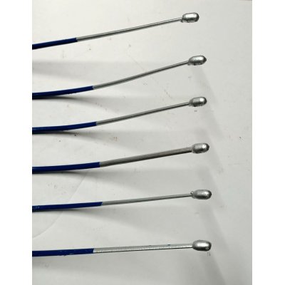 Forca acciaio 6 denti con palline per bietole patate mele YUGO blu