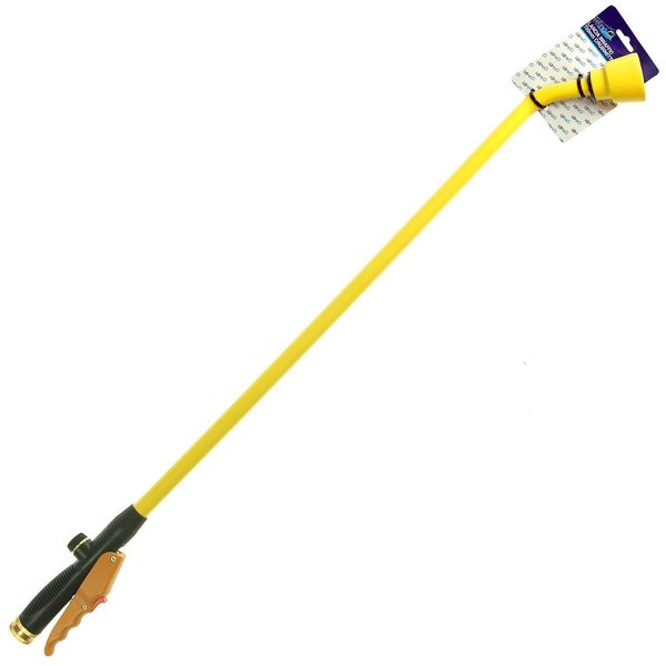 Lancia innaffio in metallo 750 mm con rubinetto per tubo acqua irrigazione giardino