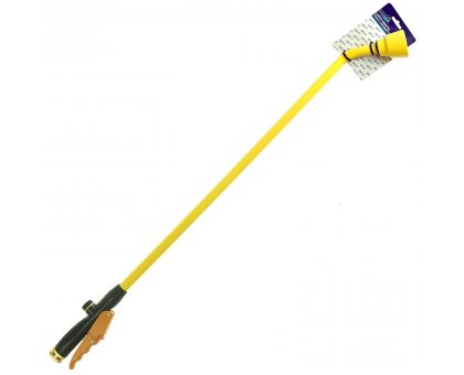 Lancia innaffio in metallo 750 mm con rubinetto per tubo acqua irrigazione giardino