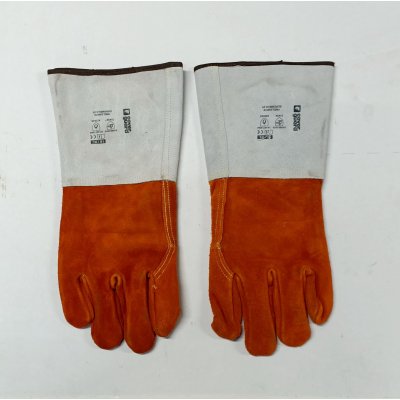 Guanto EUROWELD250 in crosta vitello per saldatura manichetta lunga