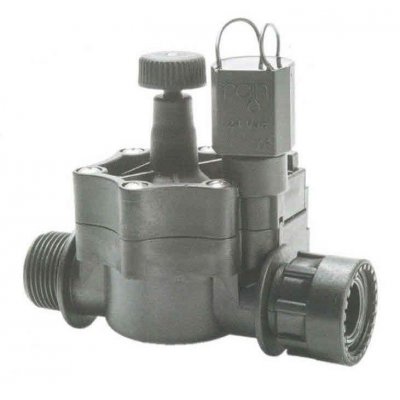 Elettrovalvola per centralina irrigazione 1' MF con bocchettone girevole 24 Vac RAIN RN155