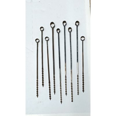 Trivella a mano ad elica per carpenteria d. mm 7 con attacco ad anello