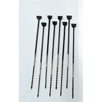 Trivella a mano ad elica per carpenteria d. mm 6 con attacco ad anello