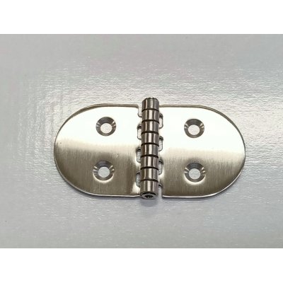 Cerniera biscotto INOX mm 76 x 40 x 1,5