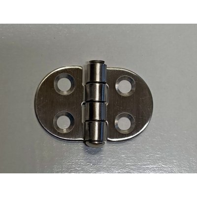 Cerniera biscotto INOX mm 47 x 30 x 1,5