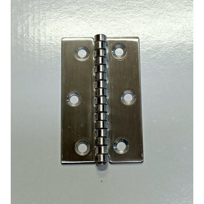 Cerniera a LIBRO in acciaio INOX mm 80 x 50 x 1,5