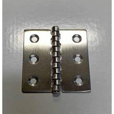 Cerniera a LIBRO in acciaio INOX mm 60 x 60 x 1,5