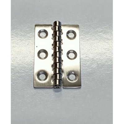 Cerniera a LIBRO in acciaio INOX mm 60 x 40 x 1,5