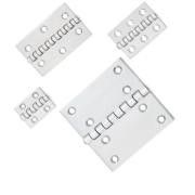 Cerniera a LIBRO in acciaio INOX mm 40 x 40 x 1,5